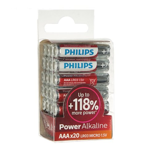 Батарейка Алкалиновая Philips Power LR03 фото в интернет-магазине Аль-Калям