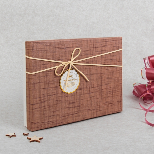 Коробка подарочная коричневая 25*18*4,5 2654758 фото в интернет-магазине Аль-Калям