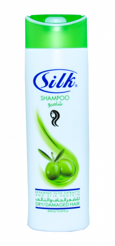 Шампунь Silk 400 мл c экстрактом оливы для сухих волос фото в интернет-магазине Аль-Калям