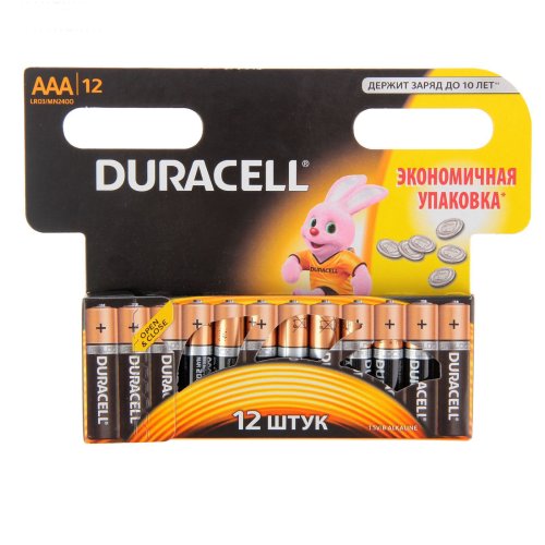 Алкалиновая батарейка Duracell LR03 849333 фото в интернет-магазине Аль-Калям