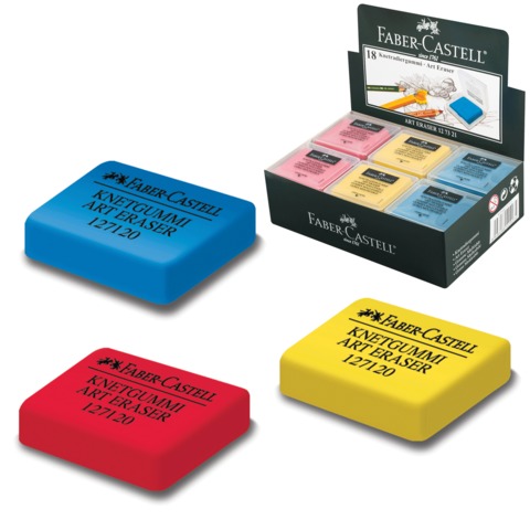 Ластик FABER-CASTELL 223602 цветной фото в интернет-магазине Аль-Калям
