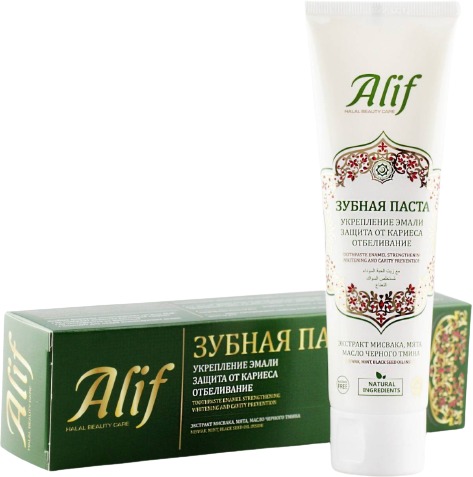 Зубная паста "Alif cosmetics"90 мл. фото в интернет-магазине Аль-Калям