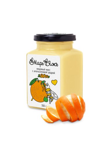Медовый мусс с апельсиновой цедрой "Мар&Яжь" 300гр фото в интернет-магазине Аль-Калям
