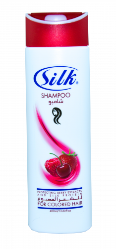 Шампунь Silk 400 мл c экстрактом ягод для окрашенных волос фото в интернет-магазине Аль-Калям