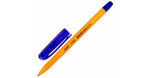 Ручка BRAUBERG МАСЛО черная корпус оранж 0,5мм 141533 фото в интернет-магазине Аль-Калям